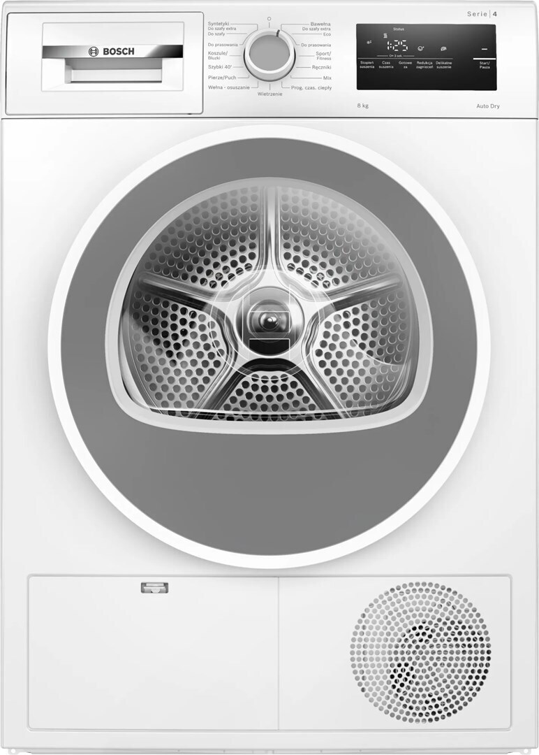 Bosch 7kg A+ με Αντλία Θερμότητας WTH86277PL