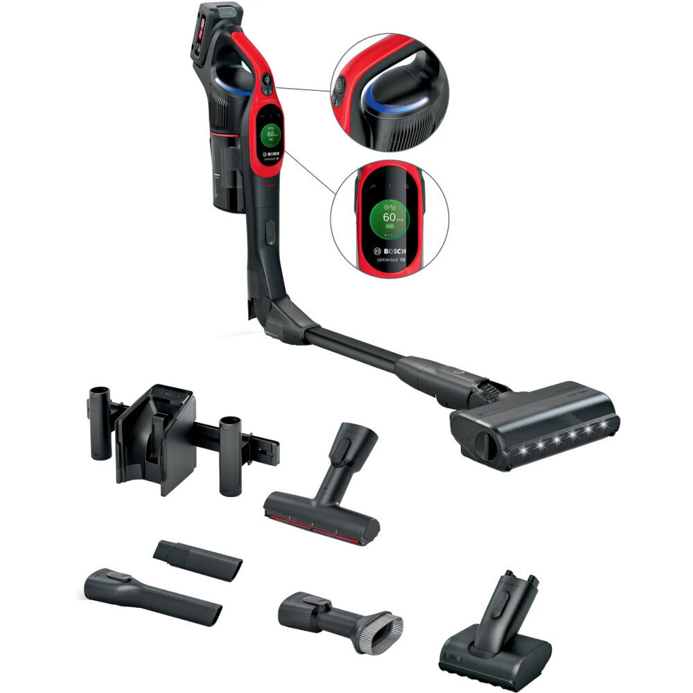 Bosch Unlimited 10 ProAnimal Επαναφορτιζόμενη 2 σε 1 Κόκκινη