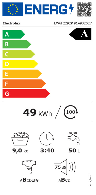 Electrolux 9kg EW6F2292P - Image 2