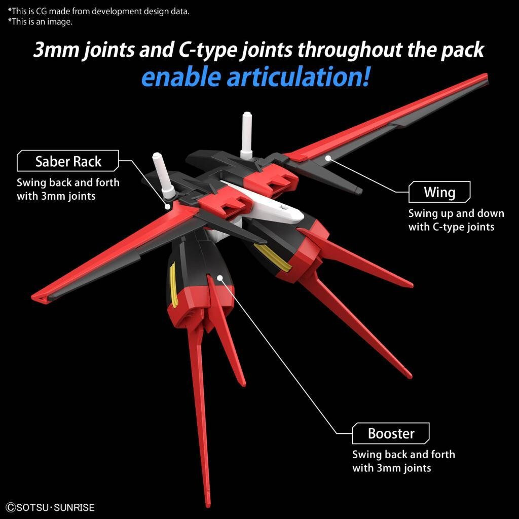 Bandai Spirits Gundam: Option Parts Set Gunpla 01 (aile Striker) Φιγούρα - Image 6
