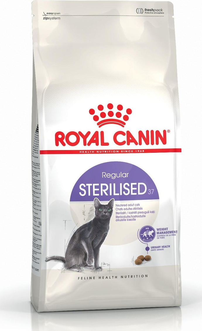 Royal Canin Regular Sterilised 37 Ξηρά Τροφή για Ενήλικες Στειρωμένες Γάτες με Πουλερικά 0.4kg