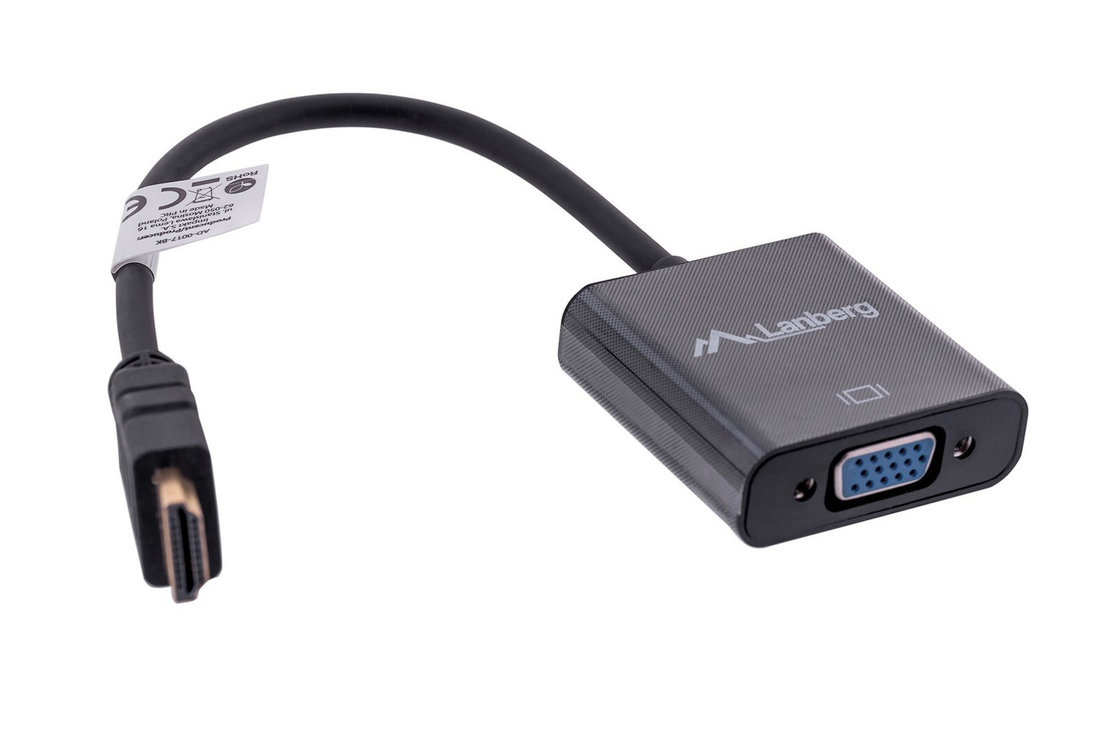 Lanberg HDMI male σε VGA female 1τμχ (AD-0017-BK) - Image 3