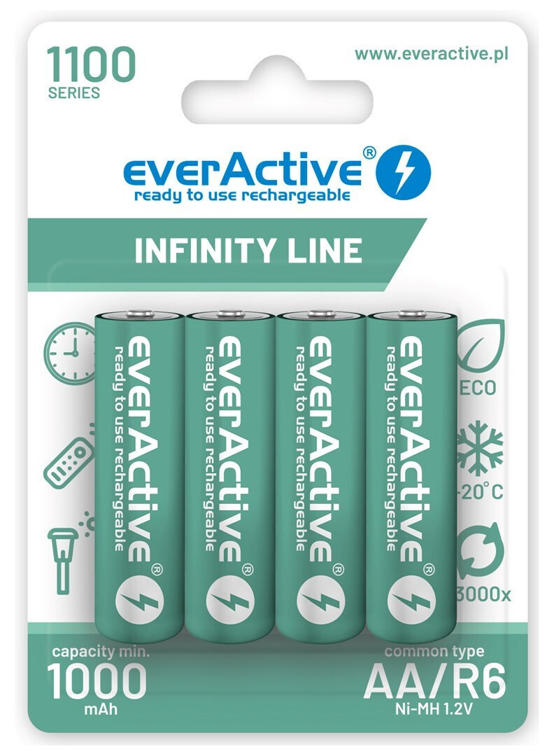 everActive AA 1100mAh 1.2V 4τμχ