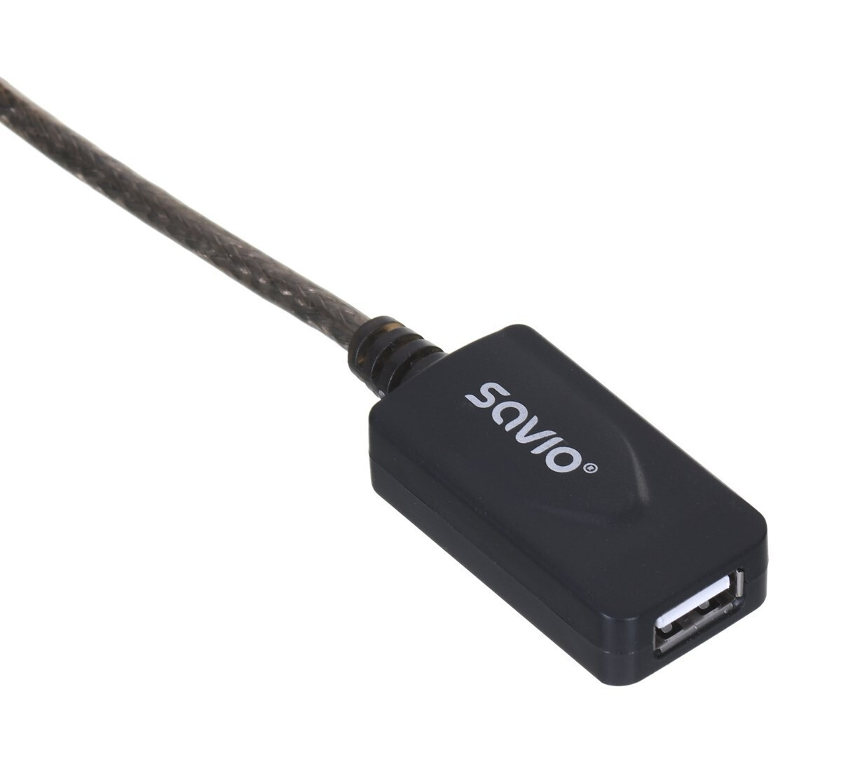 Savio USB 2.0 Cable USB-A male - USB-A female Μαύρο 10m (CL-130) - Image 3