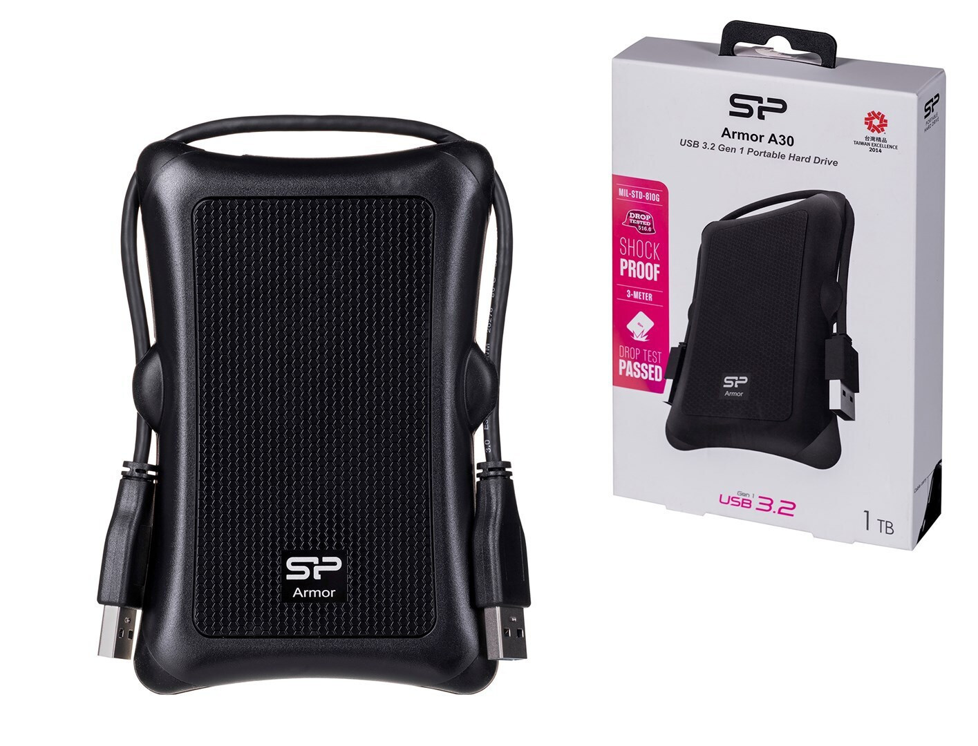 Silicon Power Armor A30 USB 3.0 Εξωτερικός HDD 1TB 2.5" Μαύρο - Image 5