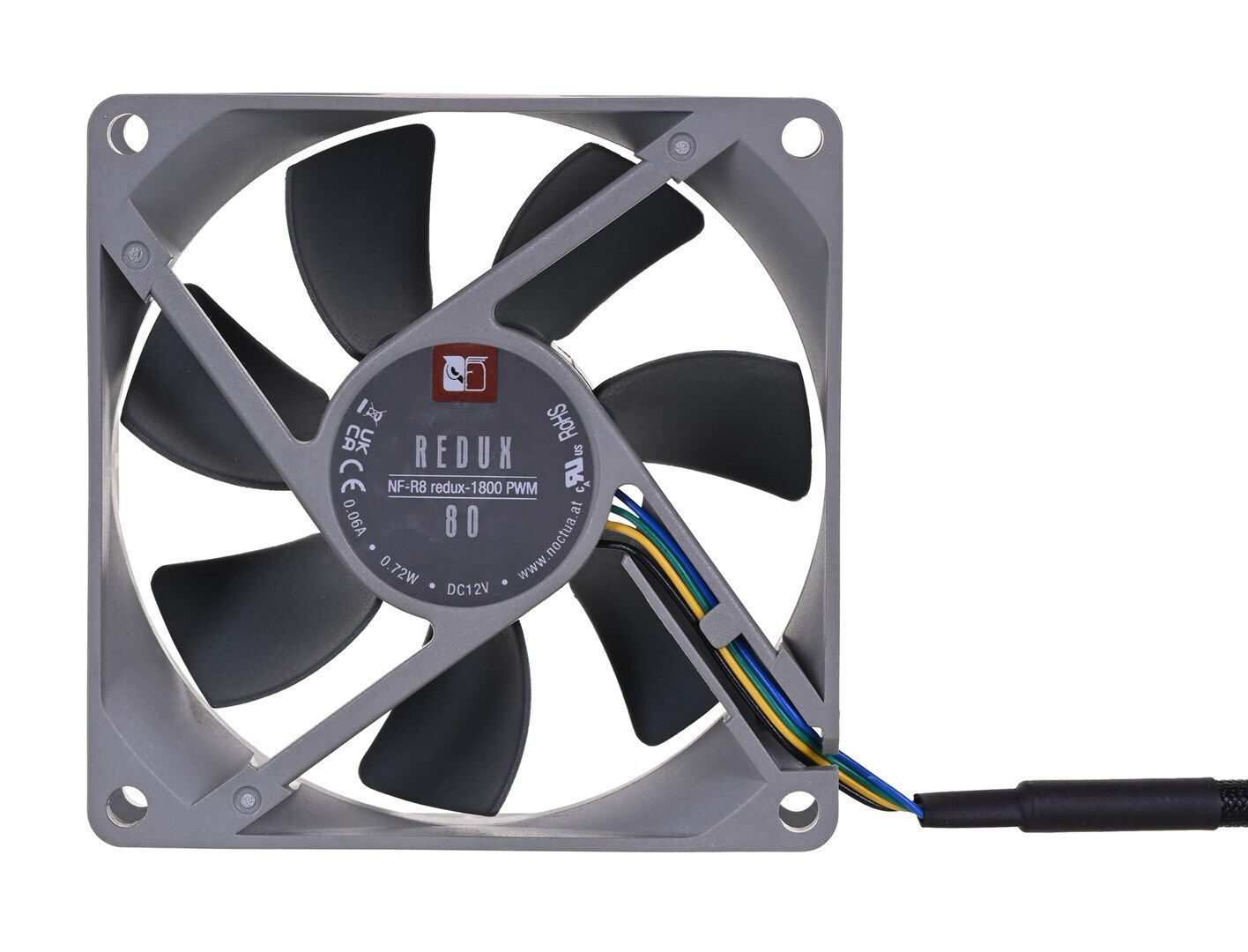 Noctua NF-R8 redux-1800 Case Fan με Σύνδεση 4-Pin PWM Γκρι - Image 7