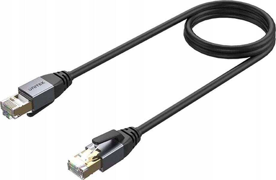 Unitek S/FTP Cat.8 Καλώδιο Δικτύου Ethernet 2m Μαύρο 1τμχ