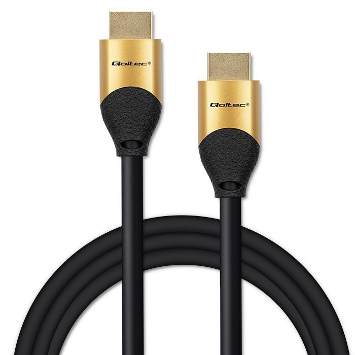 Qoltec HDMI 2.1 Cable HDMI male - HDMI male 3m Μαύρο 50356 - Image 3