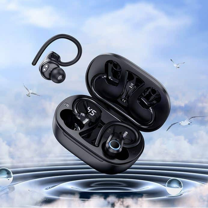 Hoco EQ8 In-ear Bluetooth Handsfree Ακουστικά με Θήκη Φόρτισης Μαύρα - Image 5