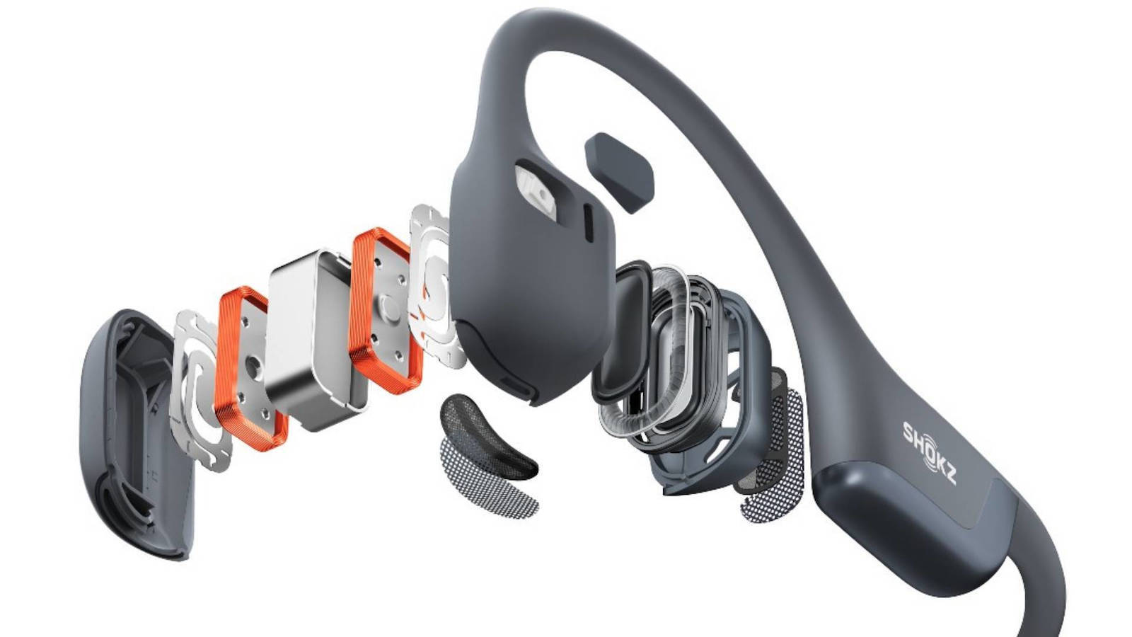 Shokz OpenRun Pro2 Mini Bone Conduction Bluetooth Handsfree Ακουστικά με Αντοχή στον Ιδρώτα Μαύρα - Image 3