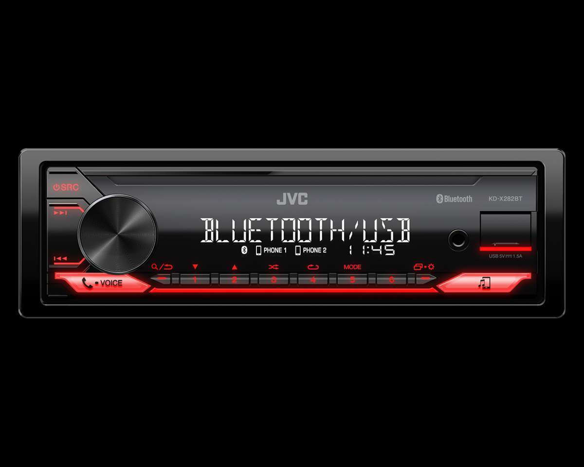 JVC Ηχοσύστημα Αυτοκινήτου 1DIN (Bluetooth/USB) KD-X282BT - Image 4
