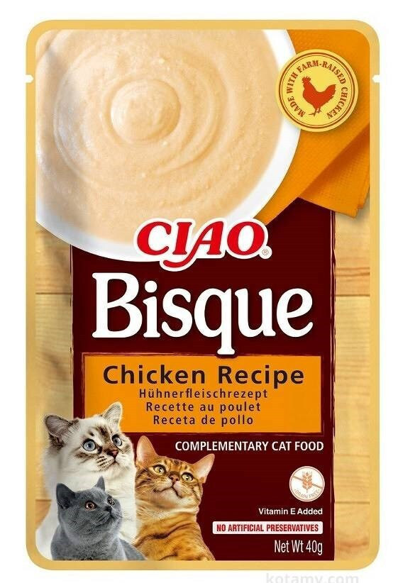 Inaba Ciao Bisque Chicken Cat Treats 40g