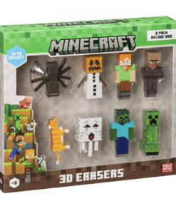 3d Eraser Set Minecraft Mc4070b 8 Pieces