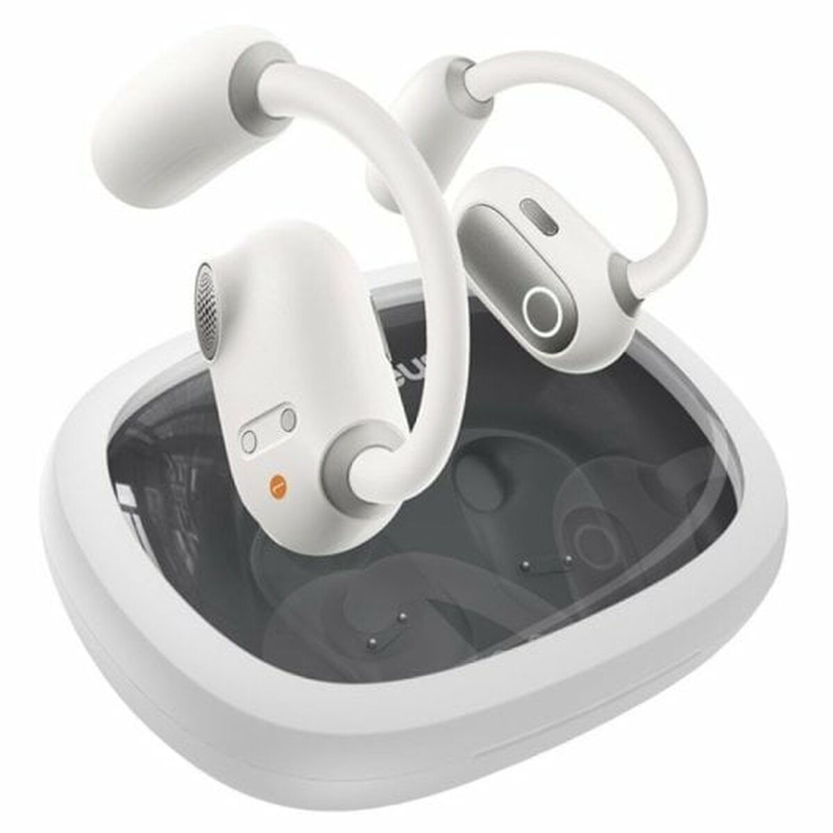 Baseus Eli Sport 1 PM20A Open Ear Bluetooth Handsfree Ακουστικά με Αντοχή στον Ιδρώτα και Θήκη Φόρτισης Moon White - Image 3