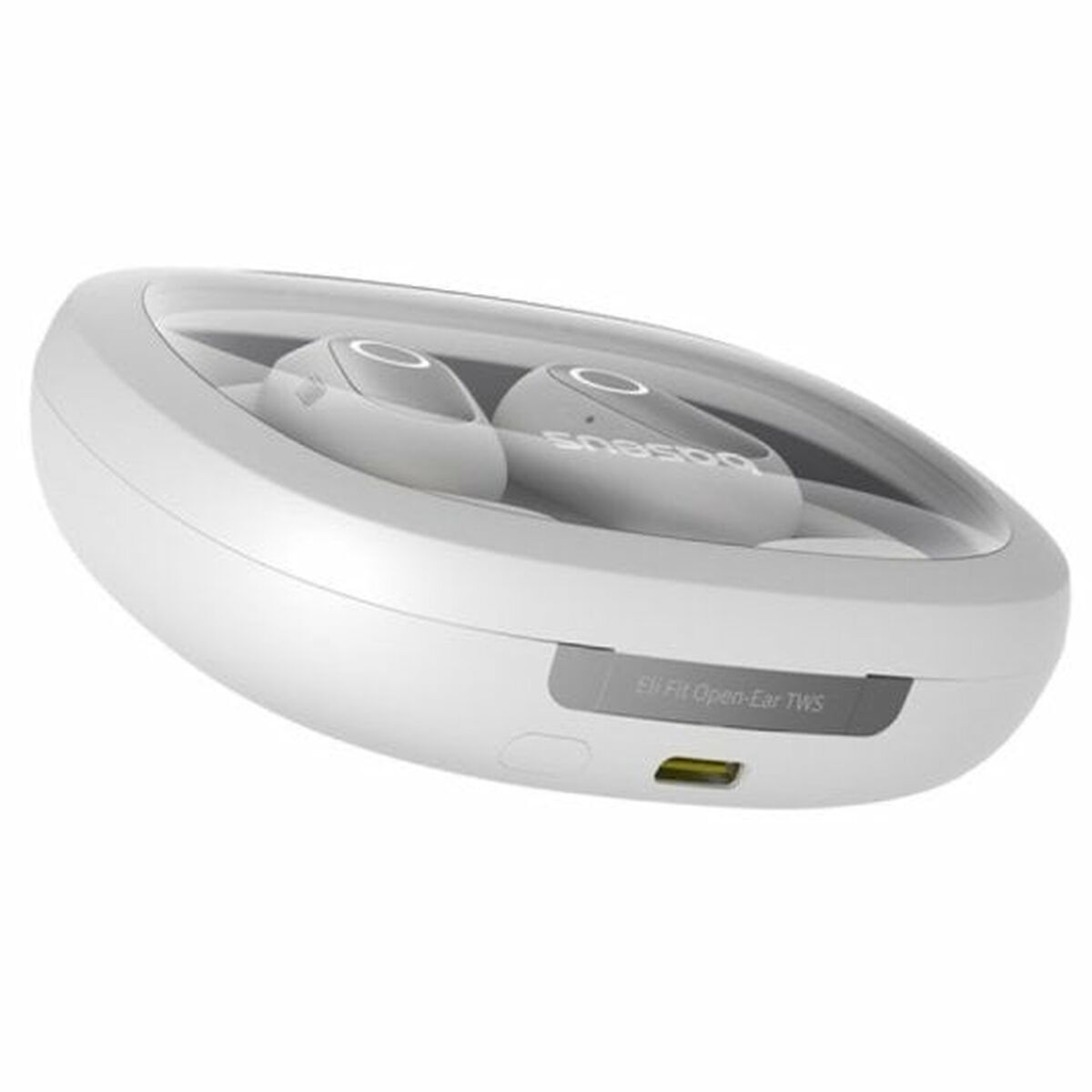 Baseus Eli Sport 1 PM20A Open Ear Bluetooth Handsfree Ακουστικά με Αντοχή στον Ιδρώτα και Θήκη Φόρτισης Moon White - Image 4