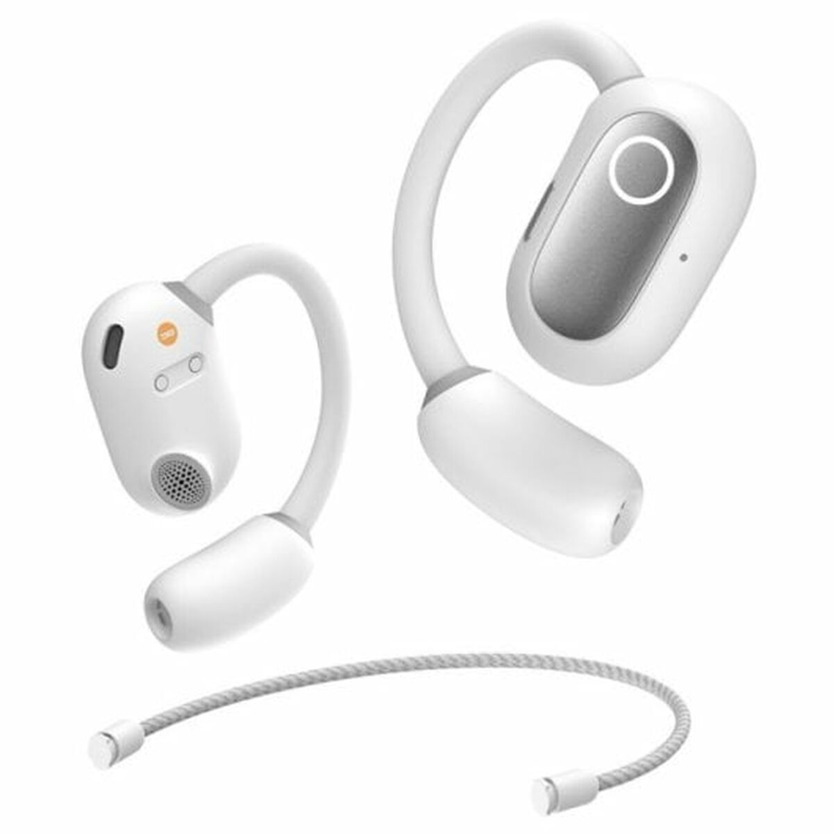 Baseus Eli Sport 1 PM20A Open Ear Bluetooth Handsfree Ακουστικά με Αντοχή στον Ιδρώτα και Θήκη Φόρτισης Moon White - Image 7