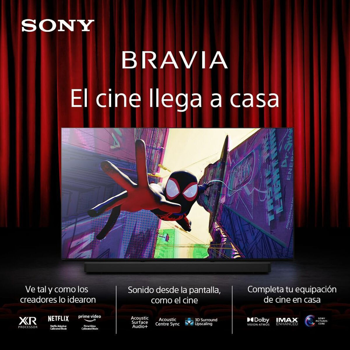 Sony Smart Τηλεόραση 85" 4K UHD Mini LED Bravia 9 XR90PAEP HDR (2024) K85XR90PAEP - Image 3