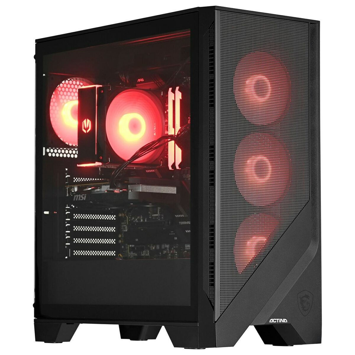 Actina Gaming Desktop PC (Ryzen 7-7700/32GB DDR5/1TB SSD/Radeon RX 7700 XT/No OS)