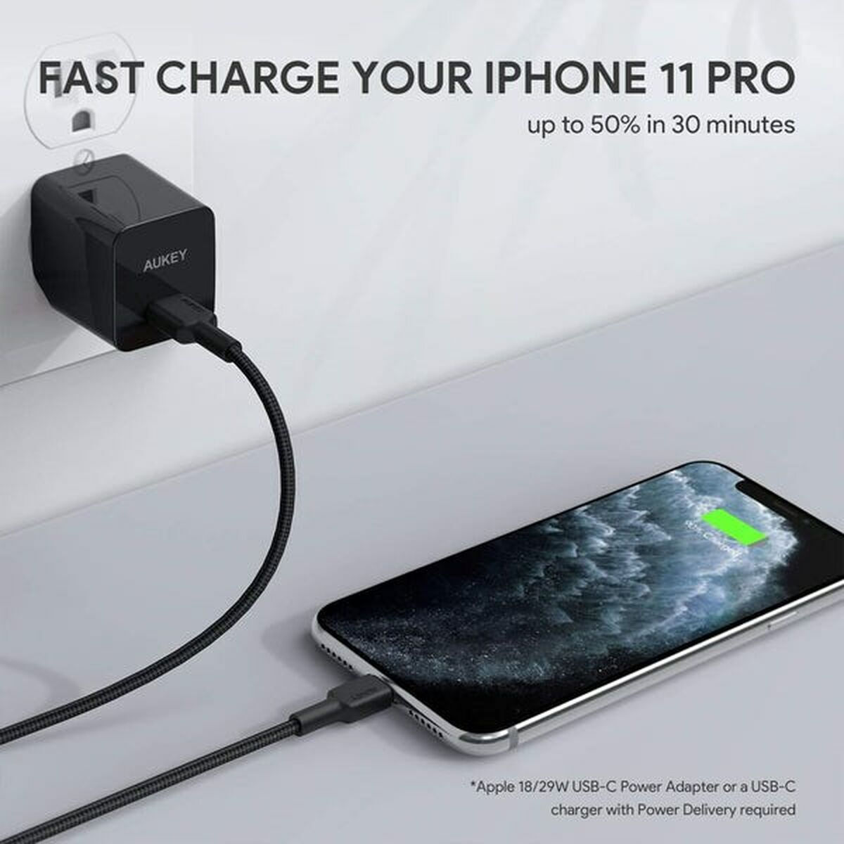 Aukey CB-CL03 USB-C to Lightning 2m (ITAN1004513) - Image 11