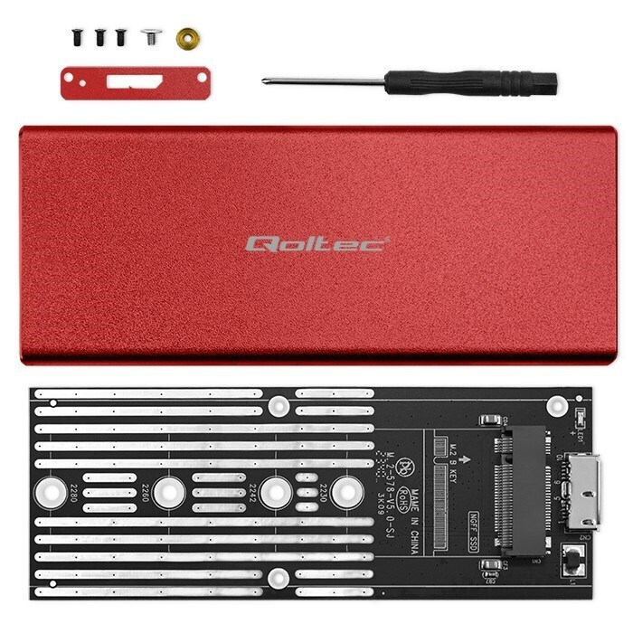Qoltec Θήκη για Σκληρό Δίσκο M.2 SATA III με σύνδεση USB 3.0 σε χρώμα - Image 9