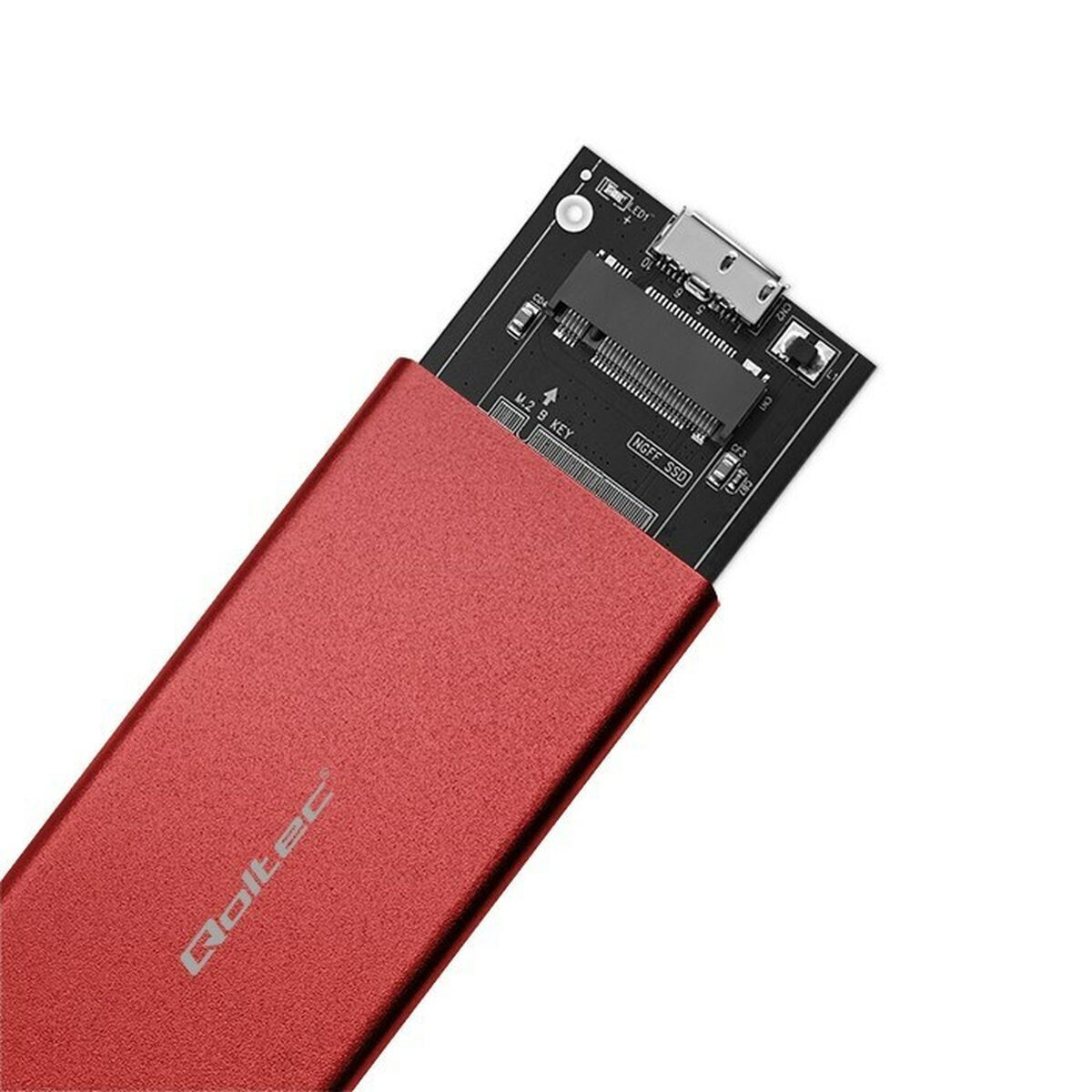 Qoltec Θήκη για Σκληρό Δίσκο M.2 SATA III με σύνδεση USB 3.0 σε χρώμα - Image 4