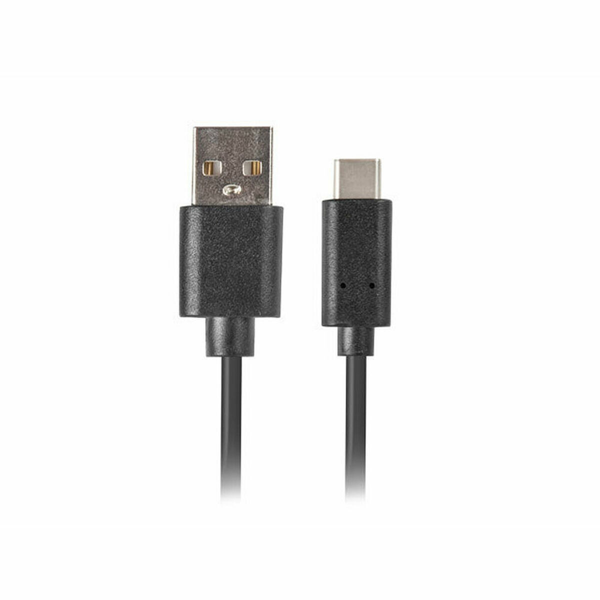 Lanberg QC 3.0 USB 2.0 Cable USB-C male - USB-A Μαύρο 1m (CA-USBO-20CU-0010-BK)