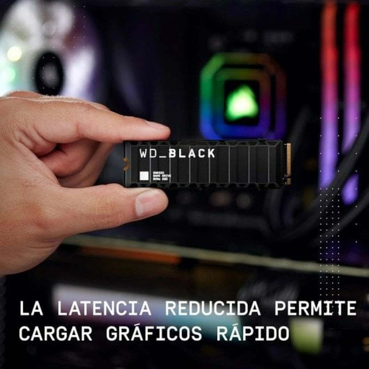 Western Digital Black SN850X With Heatsink SSD 8TB M.2 NVMe PCI Express 4.0 WDS800T2XHE - Image 5