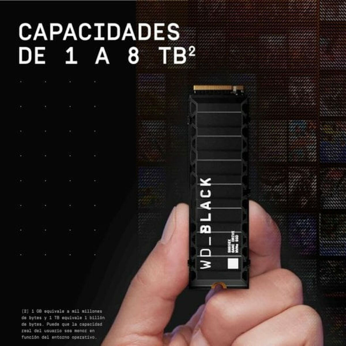 Western Digital Black SN850X With Heatsink SSD 8TB M.2 NVMe PCI Express 4.0 WDS800T2XHE - Image 6
