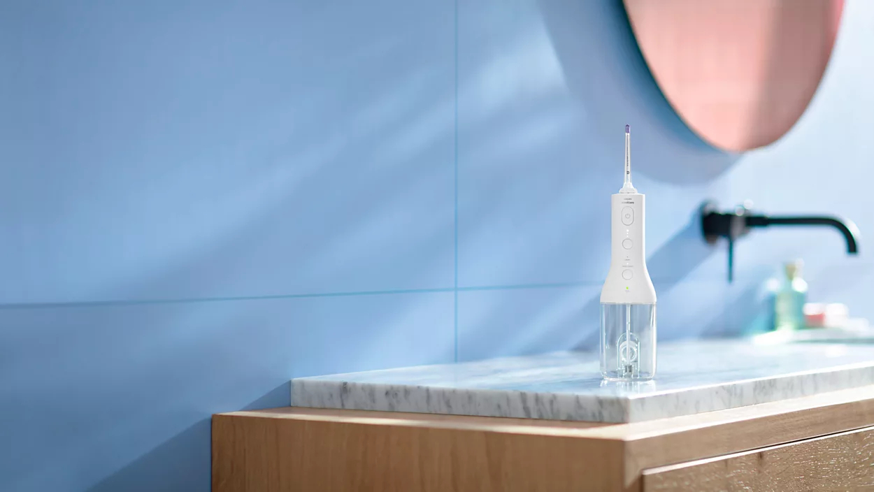 Philips Water Flosser με Θήκη Ταξιδίου HX3826/31 Λευκό - Image 4