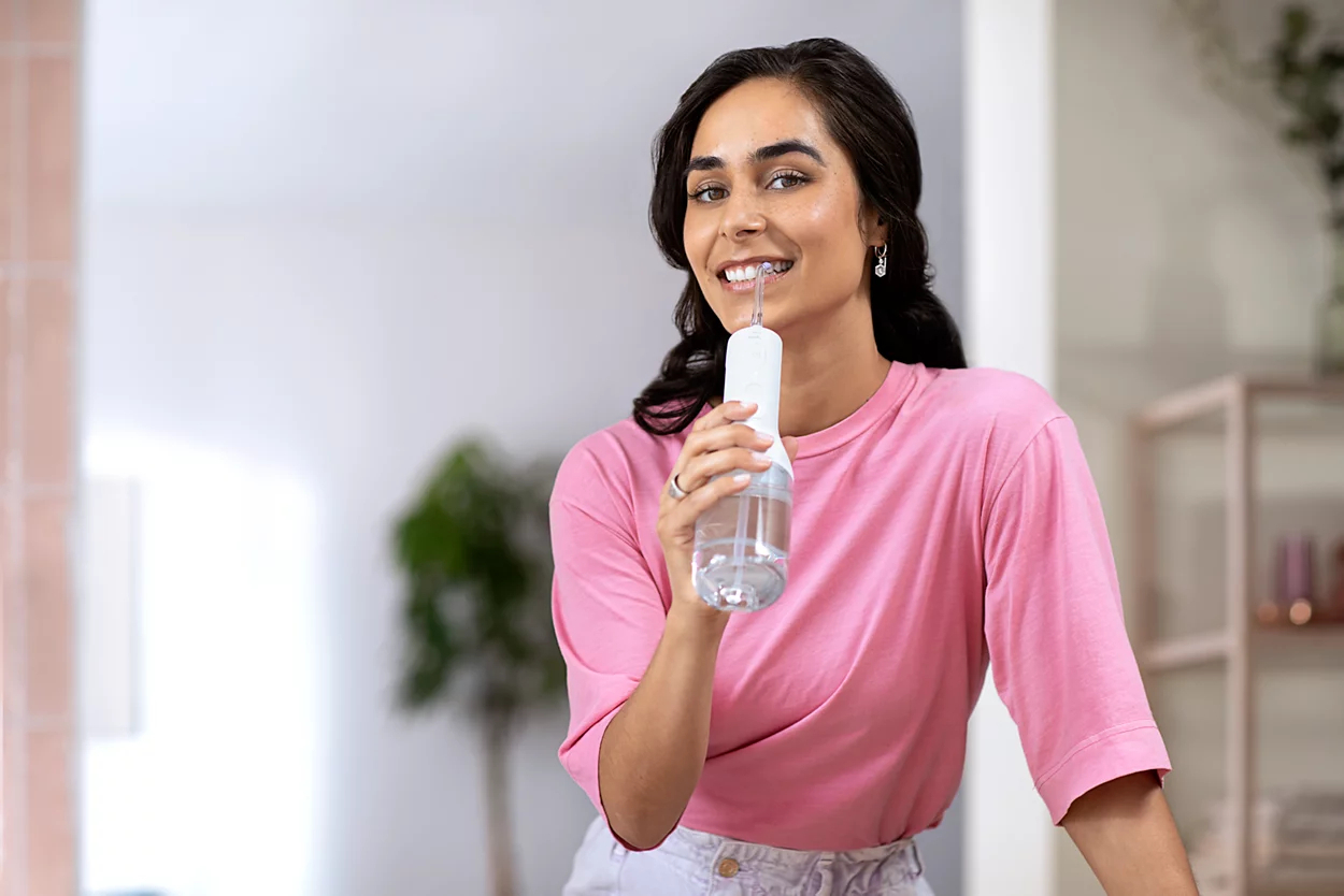 Philips Water Flosser με Θήκη Ταξιδίου HX3826/31 Λευκό - Image 6