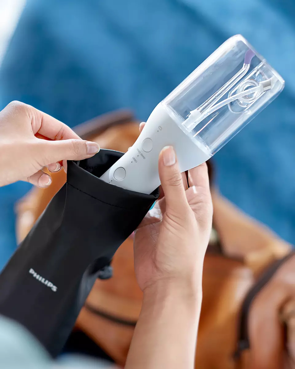 Philips Water Flosser με Θήκη Ταξιδίου HX3826/31 Λευκό - Image 9