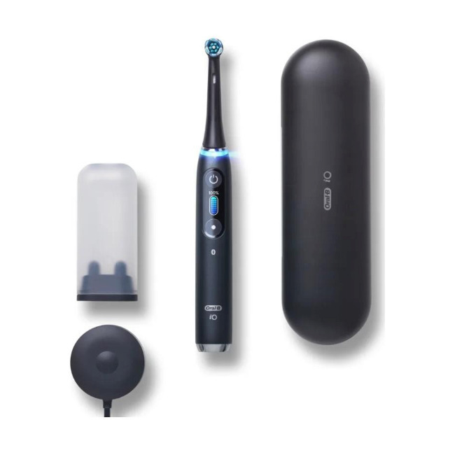 Oral-B iO Series 9 Ηλεκτρική Οδοντόβουρτσα με Αισθητήρα Πίεσης και Θήκη Ταξιδίου Black Onyx - Image 2
