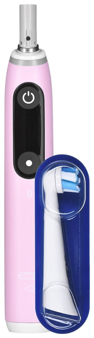 Oral-B iO Series 6 Ηλεκτρική Οδοντόβουρτσα με Αισθητήρα Πίεσης και Θήκη Ταξιδίου Ροζ - Image 3