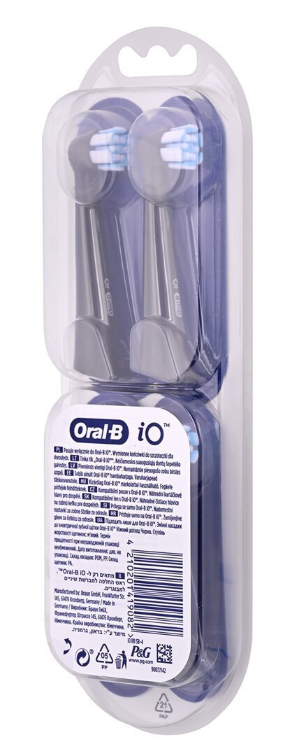 Oral-B iO Gentle Care Ανταλλακτικές Κεφαλές για Ηλεκτρική Οδοντόβουρτσα Black 4τμχ - Image 4