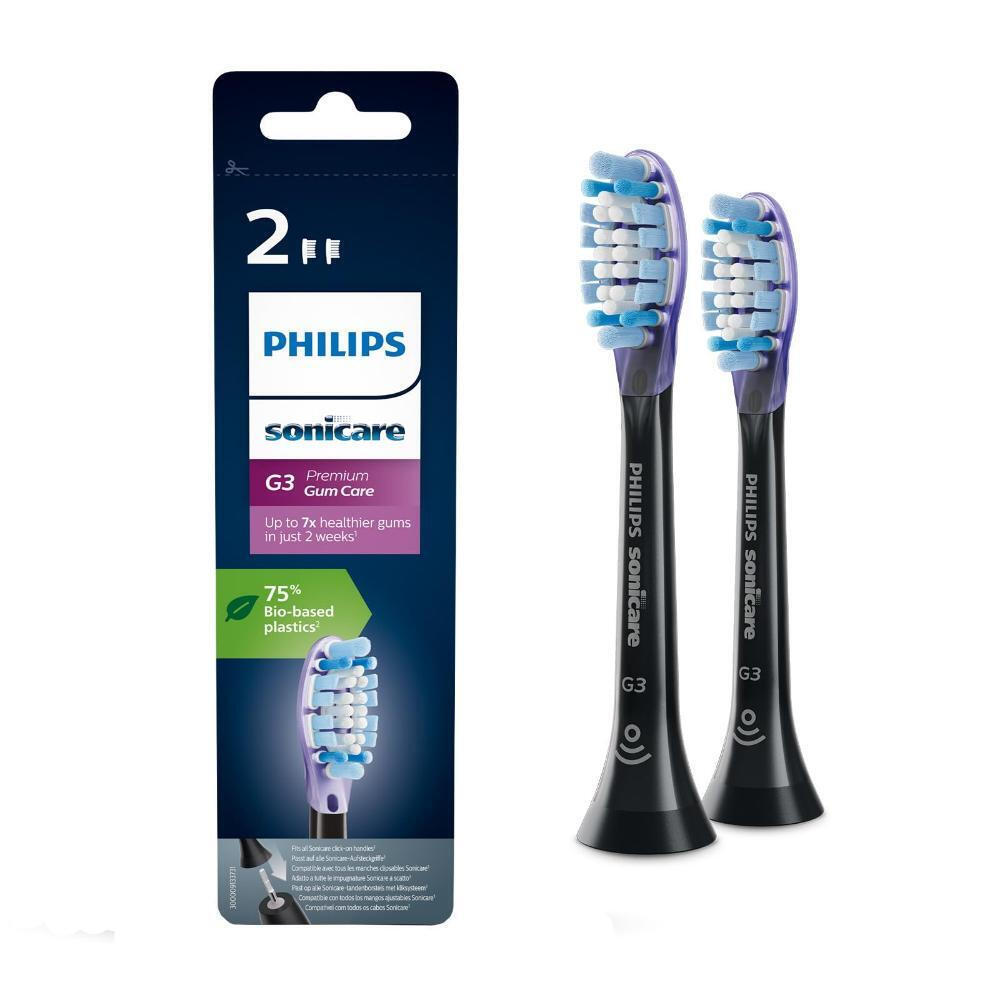 Philips Sonicare G3 Premium Gum Care Ανταλλακτικές Κεφαλές για Ηλεκτρική Οδοντόβουρτσα Standard HX9052/33 2τμχ - Image 3