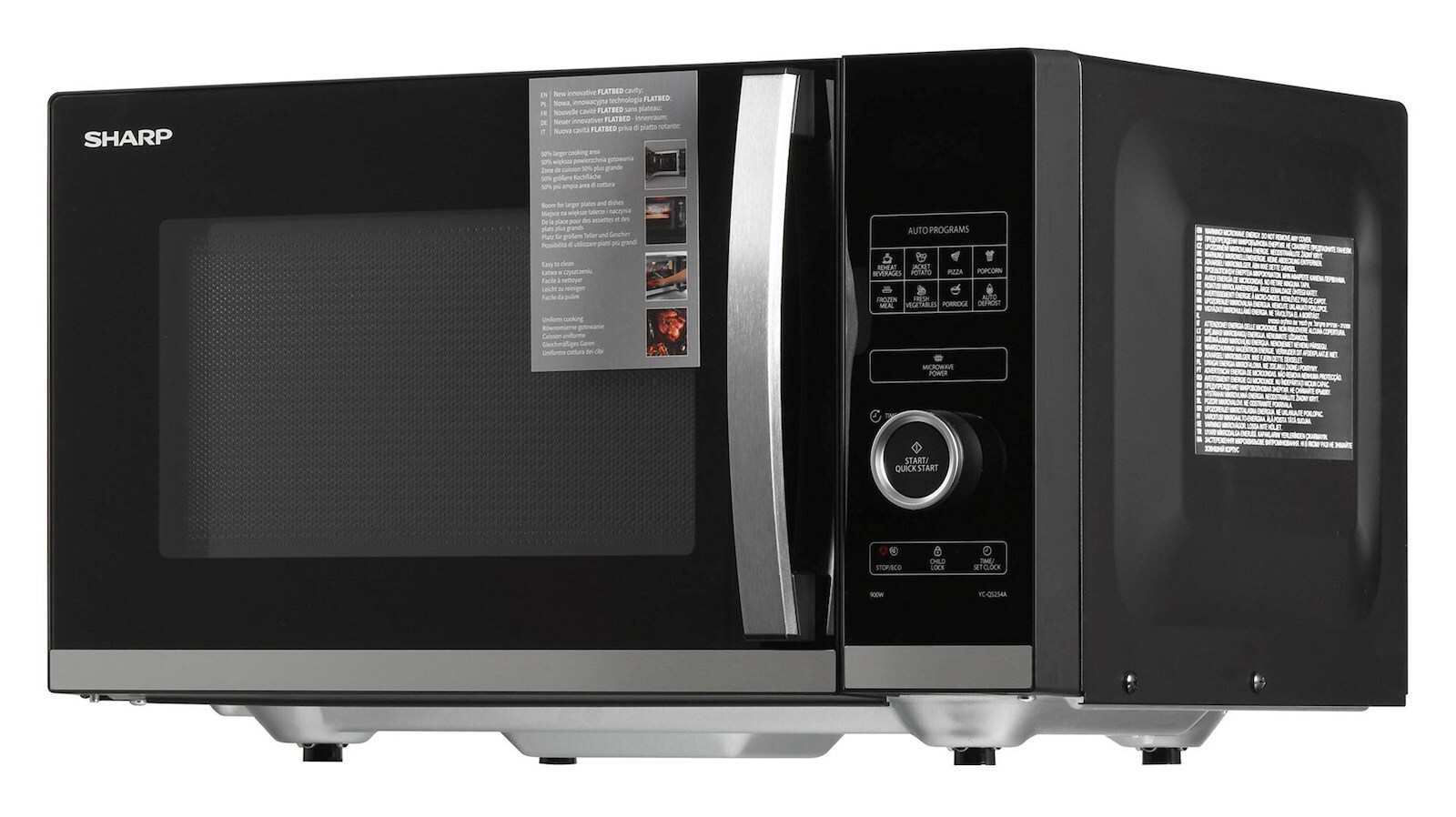 Sharp YC-QS254AE-B 25lt Μαύρος - Image 3