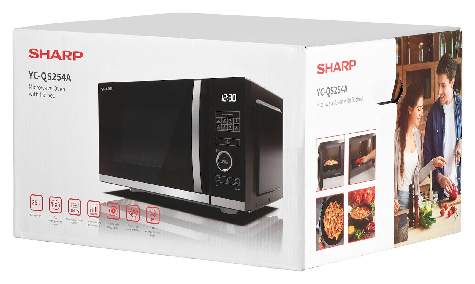 Sharp YC-QS254AE-B 25lt Μαύρος - Image 6