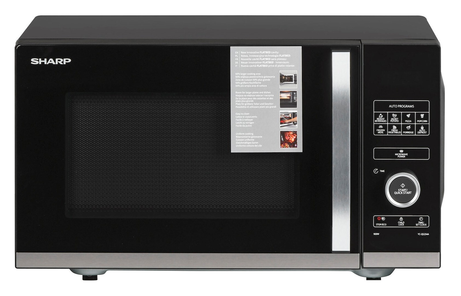 Sharp YC-QS254AE-B 25lt Μαύρος - Image 5