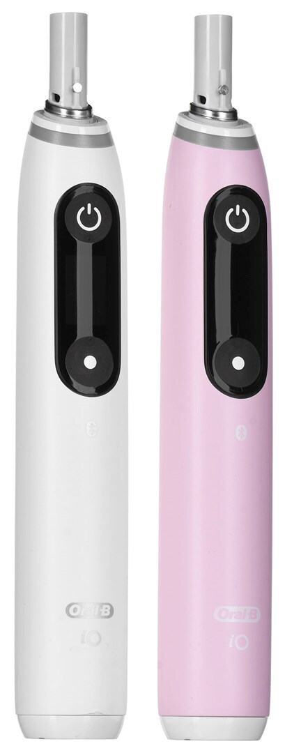 Oral-B iO Series 6 Ηλεκτρική Οδοντόβουρτσα με Χρονομετρητή και Αισθητήρα Πίεσης Duo Pack White/Pink - Image 12