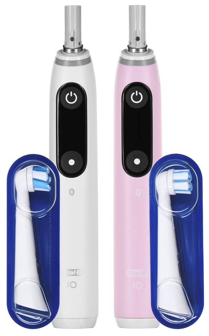 Oral-B iO Series 6 Ηλεκτρική Οδοντόβουρτσα με Χρονομετρητή και Αισθητήρα Πίεσης Duo Pack White/Pink - Image 5