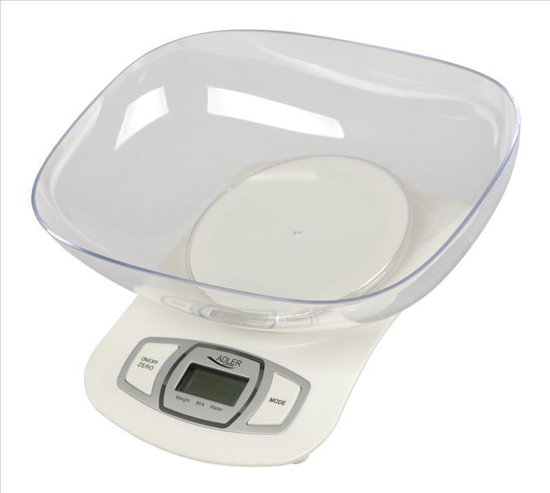 Adler Ψηφιακή Ζυγαριά Κουζίνας 1gr/5kg Λευκή - Image 3
