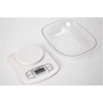 Adler Ψηφιακή Ζυγαριά Κουζίνας 1gr/5kg Λευκή - Image 4