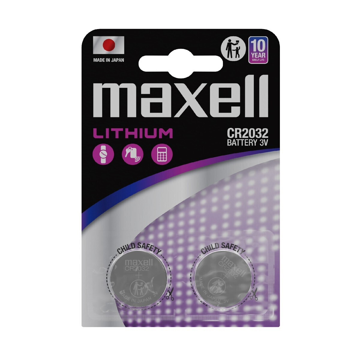 Maxell Μπαταρίες Λιθίου Ρολογιών CR2032 3V 2τμχ