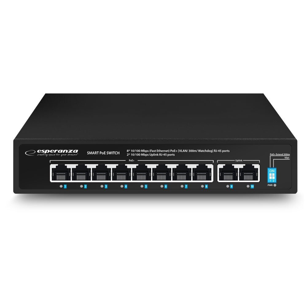 Esperanza ENS106 Unmanaged L2 PoE+ - Image 4