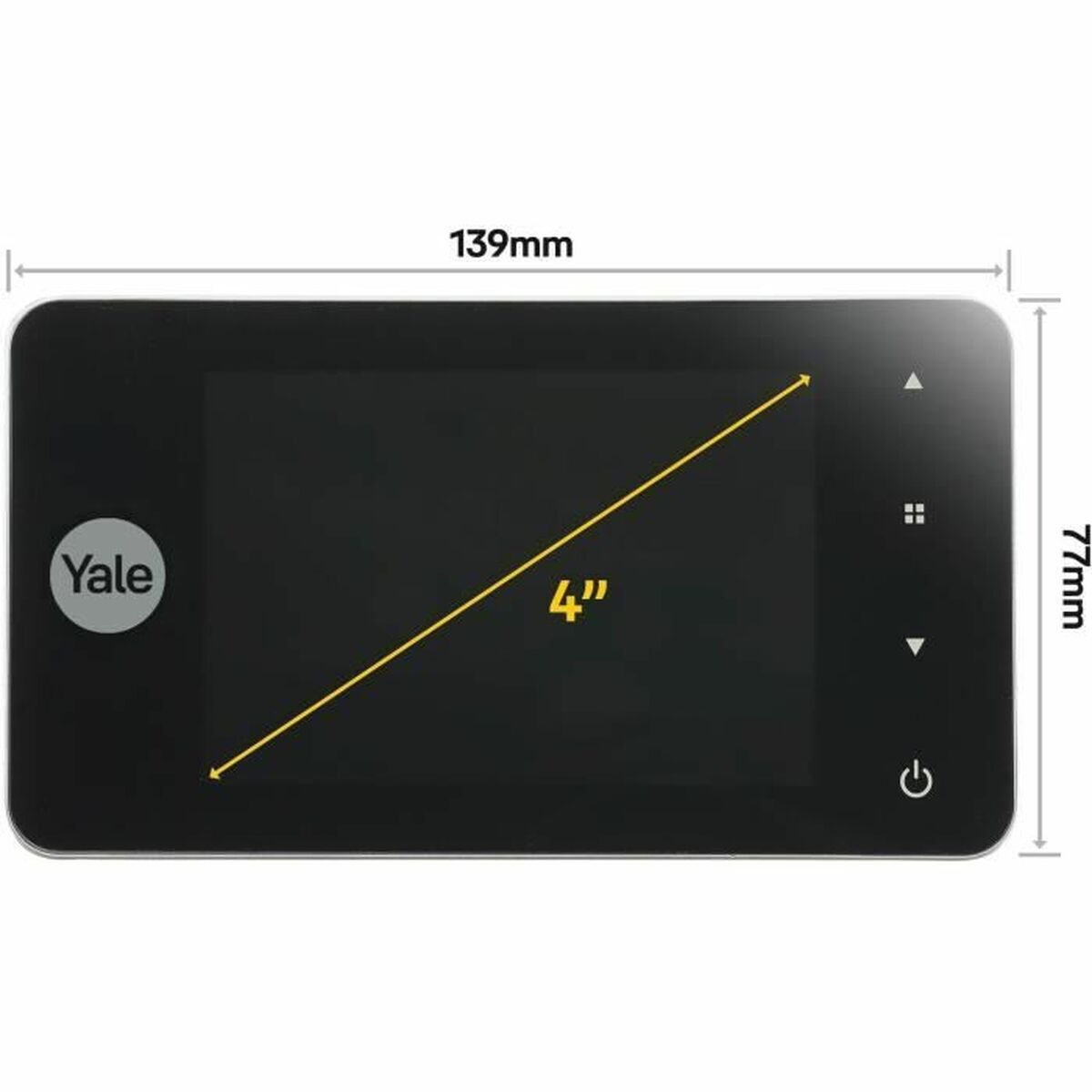 Yale DDV 4500 Σετ Θυροτηλεόρασης Ασημί - Image 7