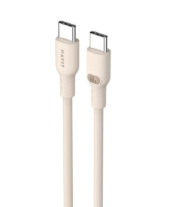 Alternative view of Havit USB 2.0 USB-C male - USB-C 100W 2m (CB6284)