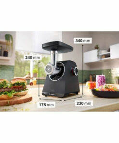 Alternative view of Bosch MFWS430B Μηχανή Άλεσης Κιμά 1900W Μαύρη