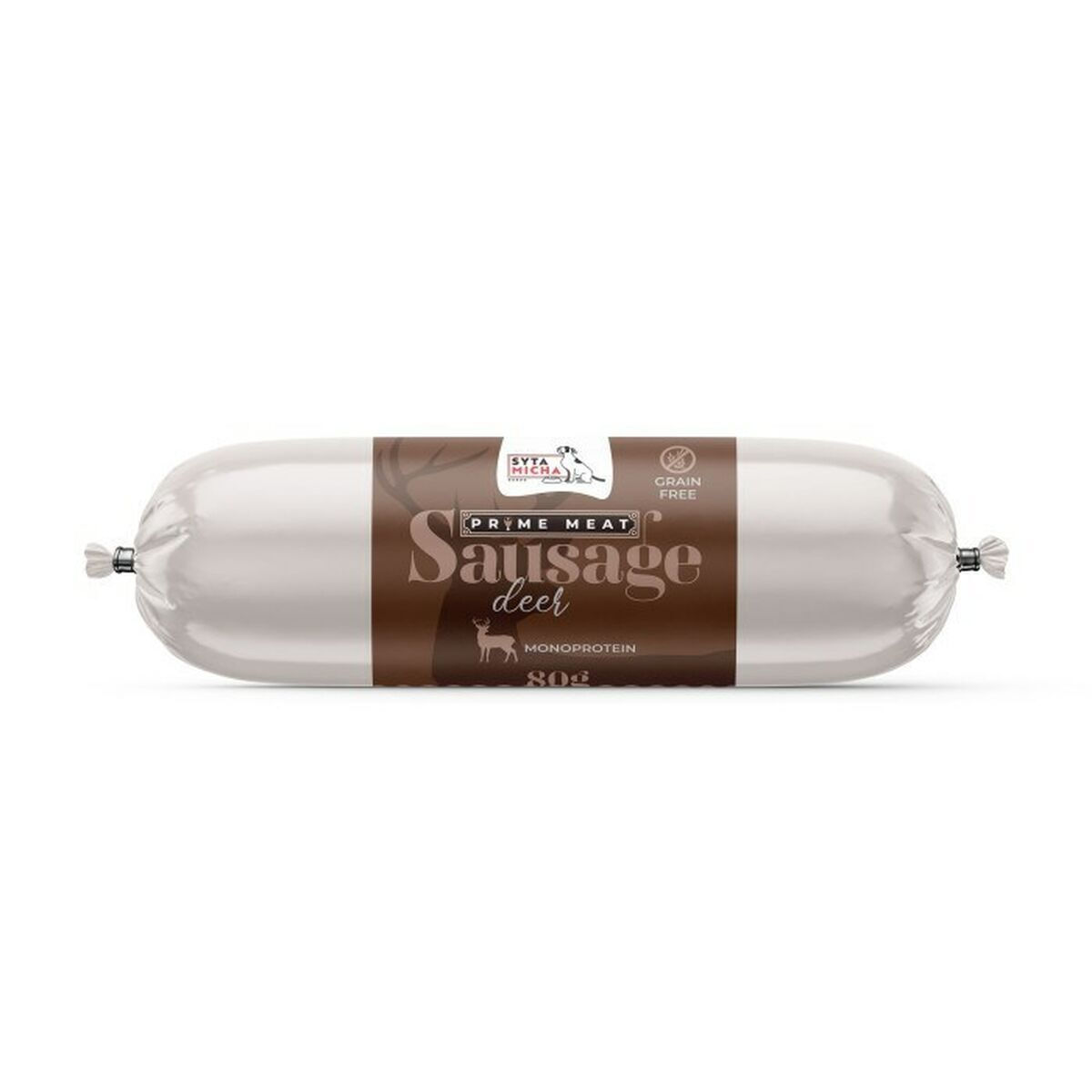 Syta Micha Syta Micha Prime Meat Sausage Jeleń Przysmak Dla Psa 80g