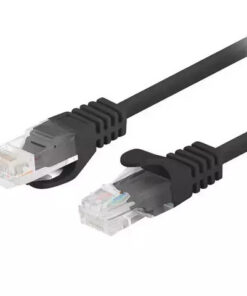 Lanberg U/UTP Cat.6 Καλώδιο Δικτύου Ethernet 3m Μαύρο 1τμχ (PCU6-20CC-0300-BK)