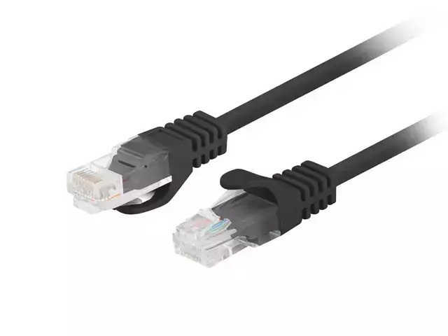 Lanberg U/UTP Cat.6 Καλώδιο Δικτύου Ethernet 3m Μαύρο 1τμχ (PCU6-20CC-0300-BK)